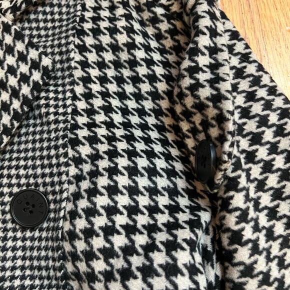 Quaint by Durlana Quantas Coat Womens ICONIC Victoria Wool Houndstooth 38 - Picture 2 of 7